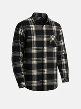Load image into Gallery viewer, Black Flannel with Throne Patch