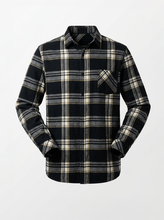 Load image into Gallery viewer, Black Flannel with Throne Patch