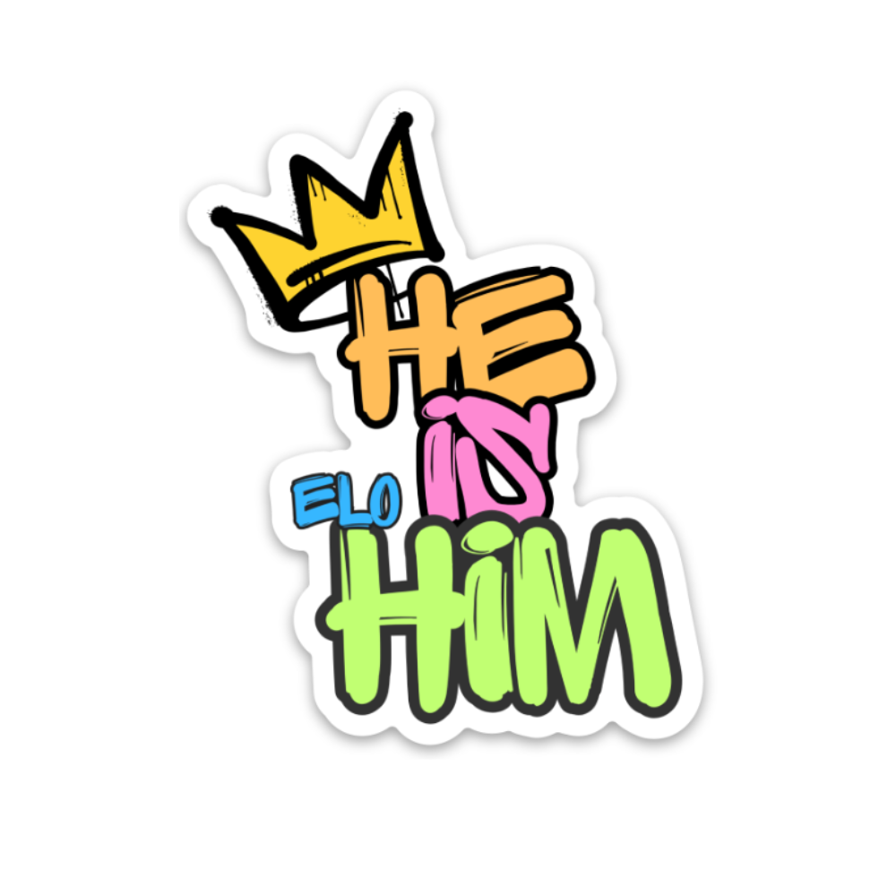 He is Him sticker- 50 Pack