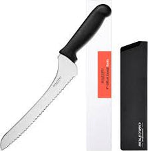 Load image into Gallery viewer, 9 Inch Offset Serrated Bread Knife - Bagel