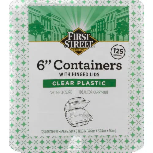 Plastic To-Go Containers - Case