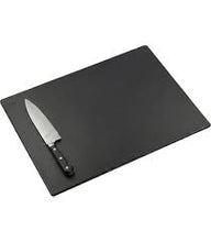 Load image into Gallery viewer, Black Plastic Cutting Board - 18 x 12 Inch Large