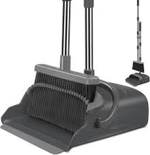 Load image into Gallery viewer, Broom and Dustpan Set (Black&amp;Gray)