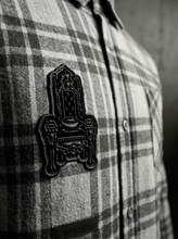 Load image into Gallery viewer, Grey Flannel with Throne Patch