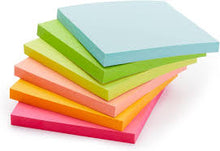 Load image into Gallery viewer, Square Sticky Notes - 3"x3", 24-Pack, Assorted Colors